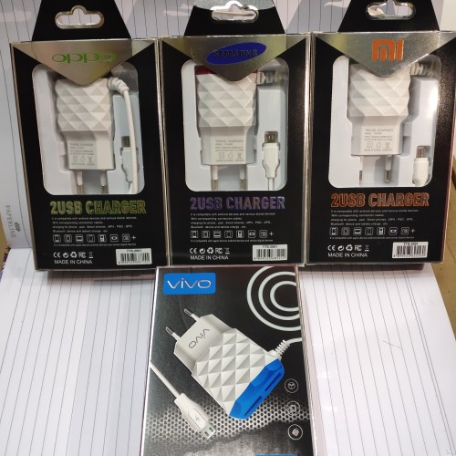 Foto Produk Travel Charger Samsung Motif 2usb 2.4A Casan Samsung Motif 2usb dari vivan cell