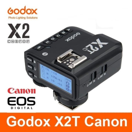 Foto Produk TRIGGER GODOX X2T TTL FOR CANON WIRELLESS TRANSMITTER X2T HSS TTL - Hitam dari salsa bercamera