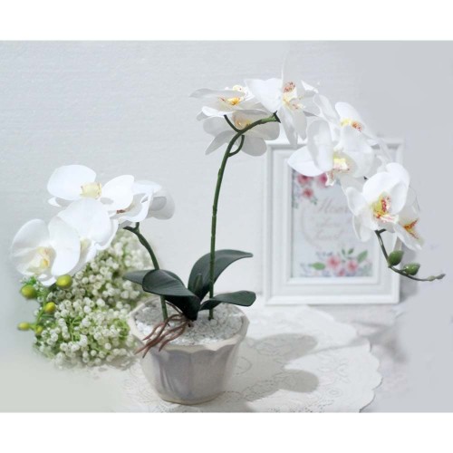 Jual bunga artificial plastik hias anggrek PREMIUM LATEX Jual bunga artificial plastik hias anggrek PREMIUM LATEX