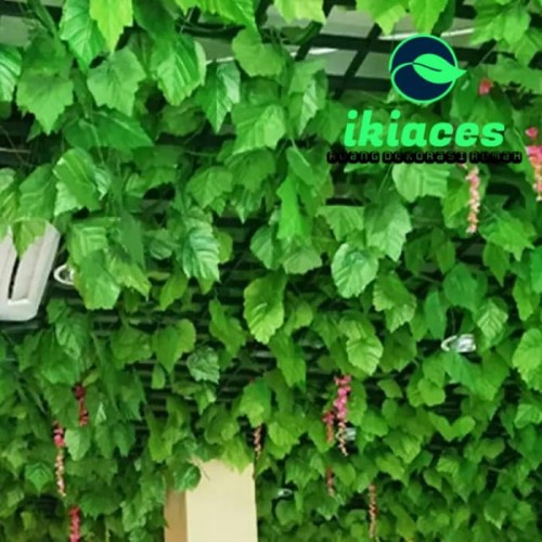 Foto Produk DAUN RAMBAT PLASTIK/DAUN RAMBAT PALSU JUNTAI BUNGA PLASTIK ARTIFICIAL - 1 Meter dari ikiaces