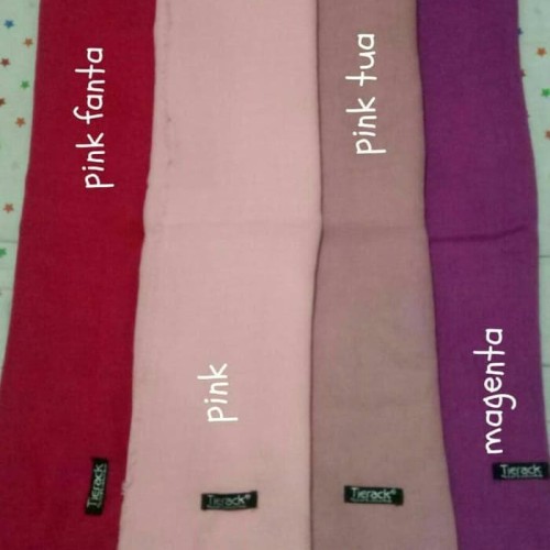 Foto Produk Hijab Kerudung Jilbab Segiempat Tierack Segi 4 120Cmx120Cm Polos dari AArriess