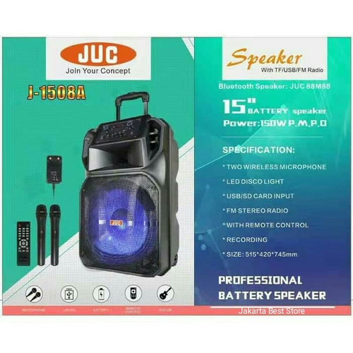 Jual Juc Speaker Bluetooth Meeting J 1508a 15 Inch Original Jakarta Utara Jakarta Best Store Tokopedia