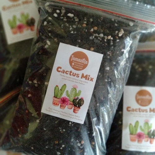Foto Produk Media Tanam Kaktus dan Sukulen / Cactus Mix 1kg dari Tamanita