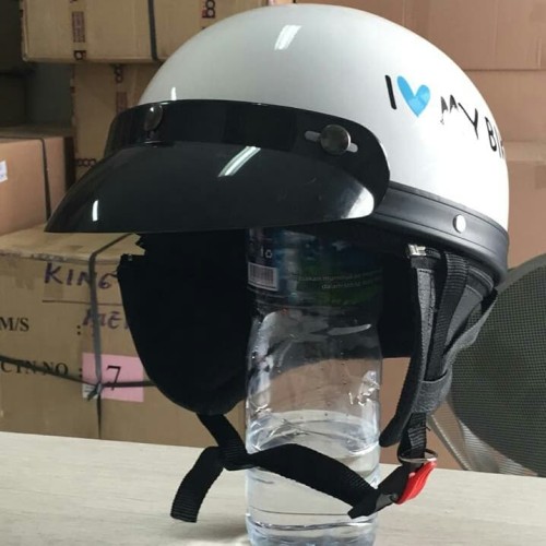 Foto Produk Topi Pet Helm Classic Bogo Retro Vespa Cakil Kulit Jeruk Putih dari Anulator