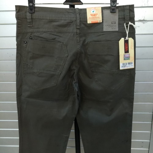 Foto Produk CARDINAL Original Mens Pocket Katun Celana Casual Abu EBCBS594 KB dari Toko Cardinal Jeans