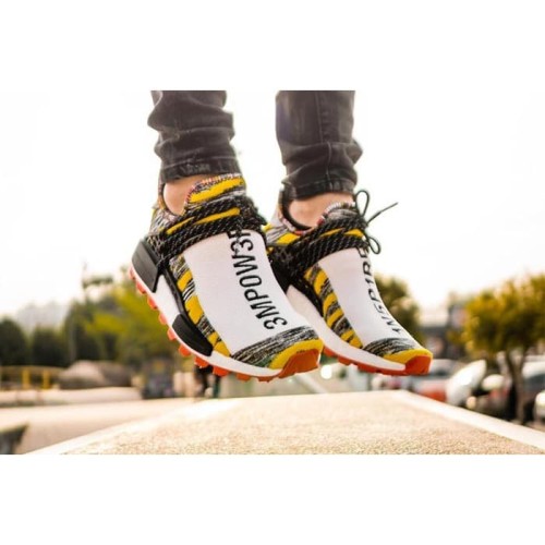 adidas human race core black