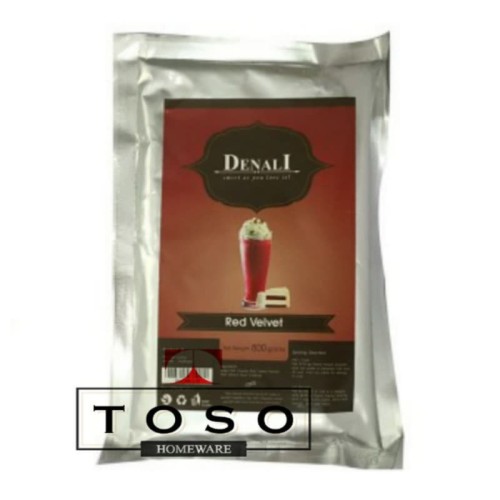Foto Produk Denali Frappe Powder Flavoured Redvelvet Bubuk Minuman Red Velvet dari Toso Official