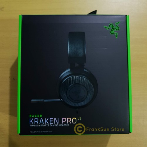 Foto Produk Headset Razer Kraken Pro v2 ESPORT Gaming Headset Black Hitam dari FrankSun Store