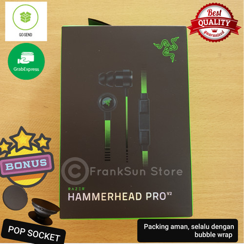 Foto Produk earphone headset gaming razer hammerhead pro v2.0 Original dari FrankSun Store