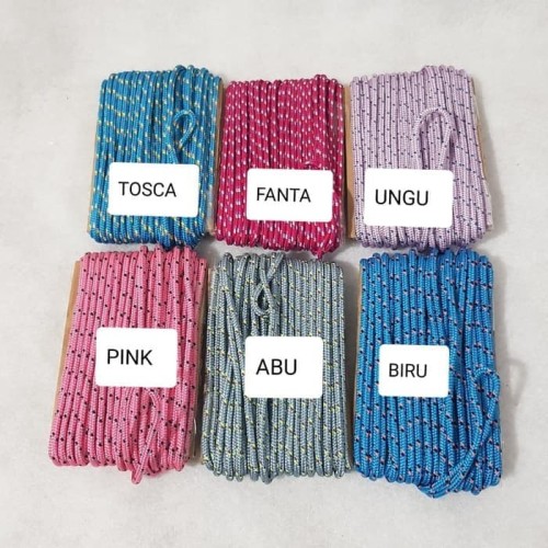Foto Produk TALI PRUSIK 4mm SUPER - INFO WARNA, ISI 10 METER dari franky interlining