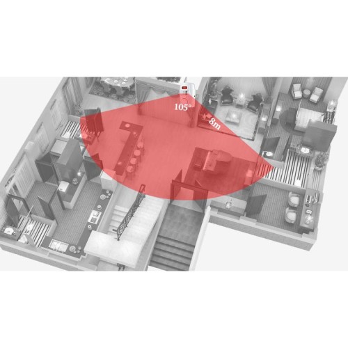 Foto Produk EMASTIFF Alarm Anti Maling Infrared PIR Sensor Gerak 2 Remote - YL105 dari Jaknot Medan