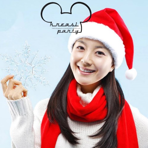 Foto Produk Topi Natal Polos / Topi Natal / Topi Santa Claus / Christmas Hat dari krEAsi party