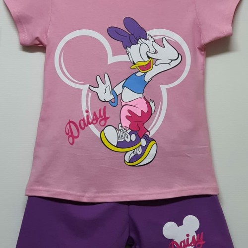 Foto Produk SETELAN ANAK SIZE 1-6 KARAKTER DAISY DUCK KEPALA MICKEY MOUSE PINK dari MAYA FINKA