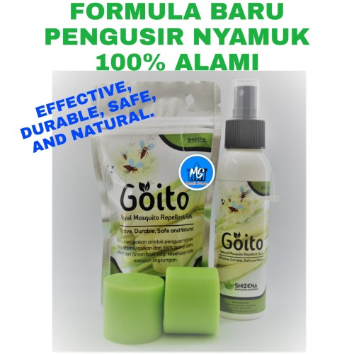 Foto Produk PAKET GOITO GEL dan SPRAY - PAKET PENGUSIR NYAMUK ALAMI GEL (70g) dan dari MenikStore