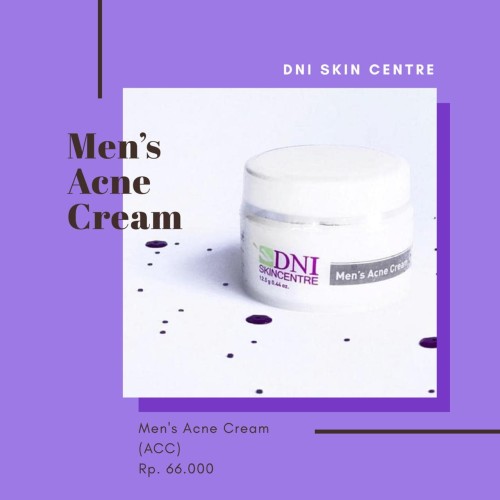 Foto Produk DNI MEN's ACNE CREAM (ACC) / krim malam cowok berjerawat dari dni skin centre