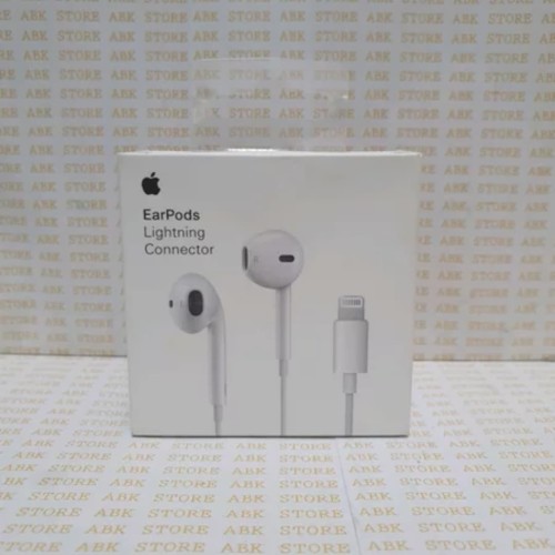 Foto Produk Handsfree Headset Earphone Iphone 7 7+ 8 8+ X XS Lightning ORI 100% dari ABK STORE