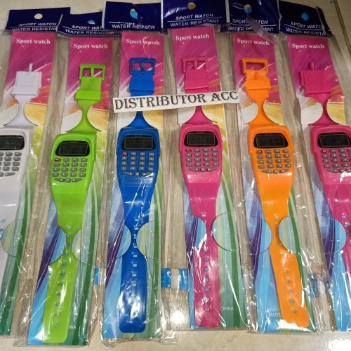 Foto Produk Jam Tangan Kalkulator Multifungsi Layar LCD / Jam Tangan Anak dari DISTRIBUTOR ACC