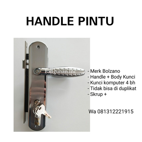 Jual Gagang Pintu Rumah Bulat Kunci Rumah Bolzano Kota Bekasi Bangunan Inc Tokopedia