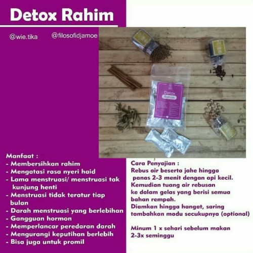 Foto Produk Detox Rahim/reproduksi JSR dari Filosofi Djamoe