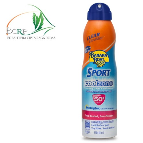 Foto Produk Banana Boat Ultramist Sport Coolzone Spray SPF50+ 170g dari Banana Boat Official