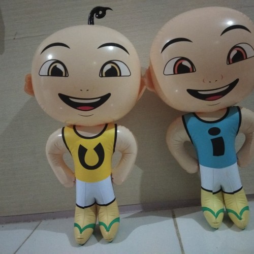 Foto Produk Balon Upin Ipin mainan balon upin dan ipin sepasang mainan balon tiup dari Toko Farhan M11