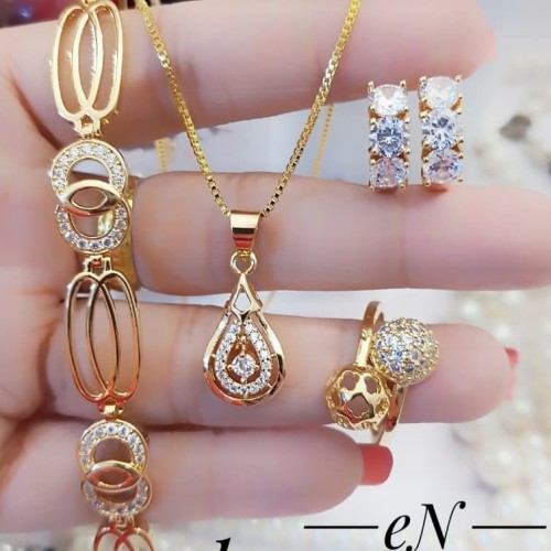 Foto Produk Set perhiasan xuping lapis emas 24k 1236 dari kevin joshe