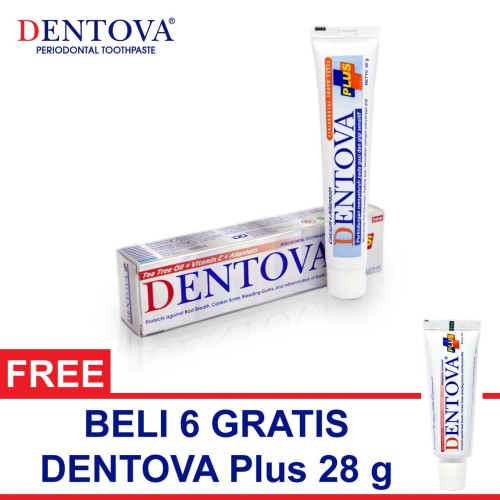 Foto Produk Pasta Gigi Dentova Plus 80 gram dari Jual Dentova