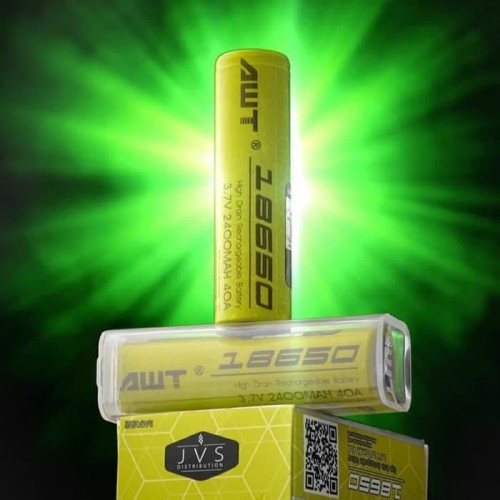 Foto Produk BATERAI AWT NEW EDITION 2400MAH 40A DIJAMIN AUTHENTIC TEMBUS BARCODES dari gazafiesca