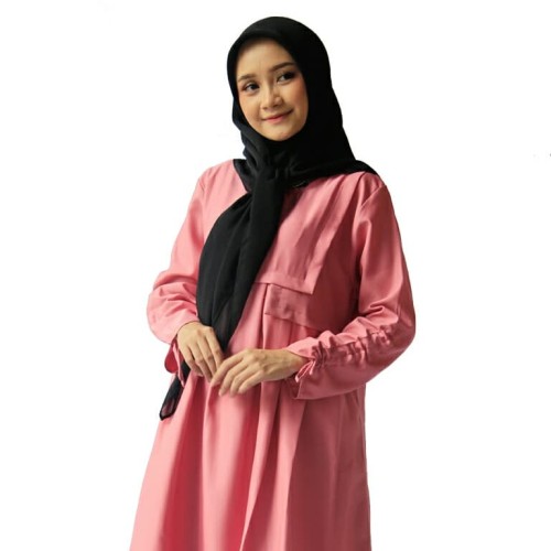 Foto Produk Tunik Rampel Dusty Pink dari Reeza.id