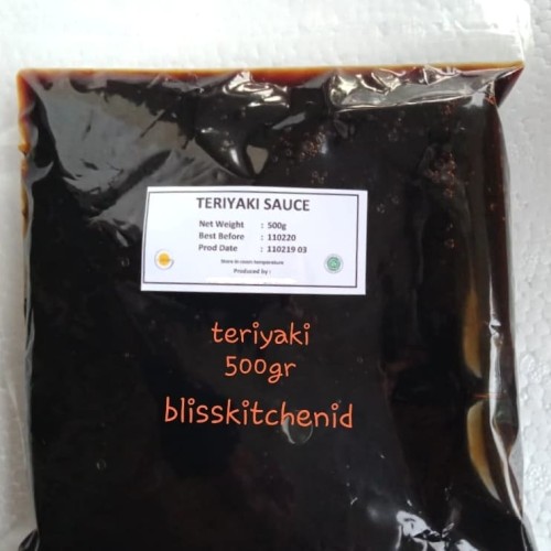 Foto Produk Teriyaki Sauce / Saus Teriyaki / Bumbu Teriyaki 500gr dari Bliss Kitchen Jakarta