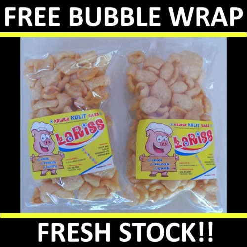 Foto Produk Rambak Kerupuk Kulit Babi Lariss By Rejeki - 150gr dari Bli Putu