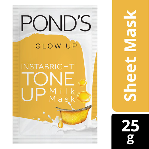 Foto Produk Ponds Tone Up Milk Masker Sheet Mask Honey 25G dari Unilever Official Store