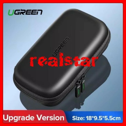 Foto Produk Ugreen Case Eva for Hard Disk Powerbank Earphone Hard Drive SSD LARGE dari Real Star
