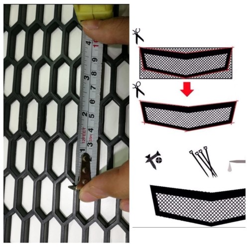 Foto Produk Car Grill Mesh Honeycomb - Mesh Grille Sheet - Grill Bumper Depan dari OMEXTRA