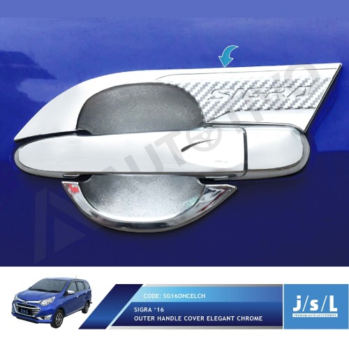 Foto Produk Outer Handle Cover Elegant Chrome JSL Daihatsu Sigra dari Era Otomotif