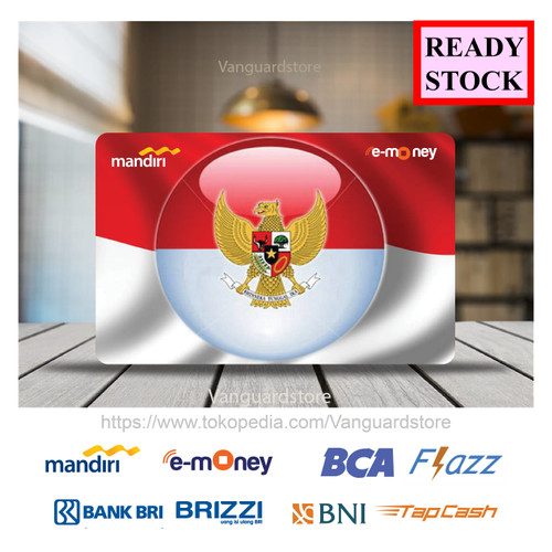 Foto Produk E-money Kartu Etoll BNI BRI BCA MANDIRI Garuda Indonesia - 1 SISI dari vanguardstore