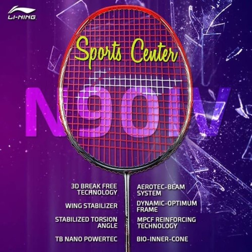 Foto Produk NEW l!! Raket Badminton Lining 3D Breakfree N90IV / N90 IV / N 90 IV dari Sports Center