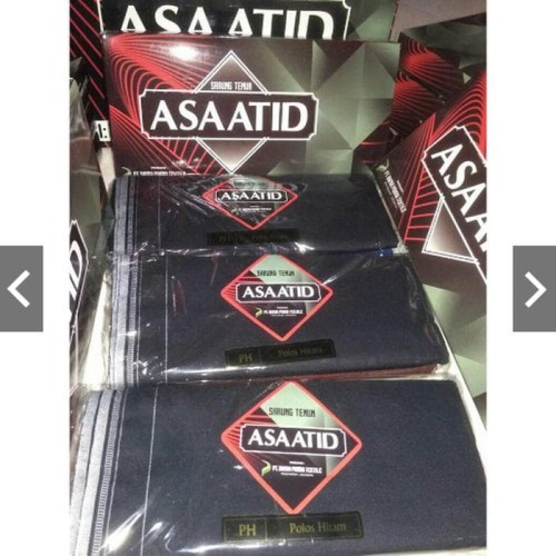 Foto Produk Promo Murah Sarung Wadimor Hitam Polos Tanpa Tumpal/Sarung dari Ridwann acc