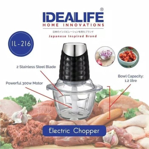 Foto Produk Giling Daging IDEALIFE IL 216 / Penggiling Daging / Chopper dari Vintaco