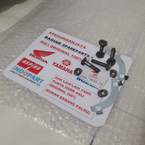 Foto Produk Baut Gear Gir Belakang 1 SET Vega ZR / Jupiter Z Cw Robot Putra Dunia dari sanjaya motor dadap