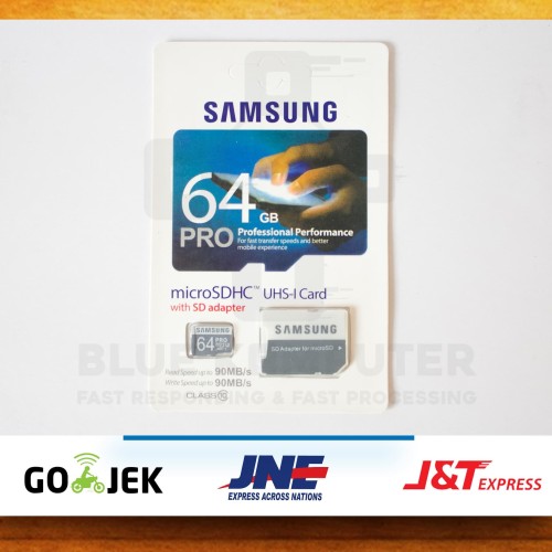Foto Produk Micro SD SAMSUNG 64GB - Memory Card 64 GB - MicroSD SAMSUNG - MMC dari bluekomputer