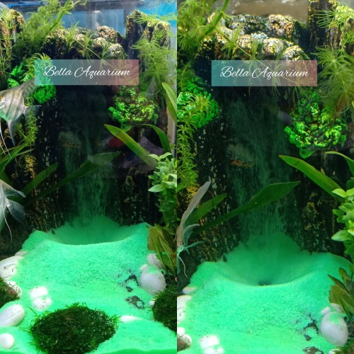 Jual Tebing Air Terjun Mini Aquarium Aquascape 19cm Bonus