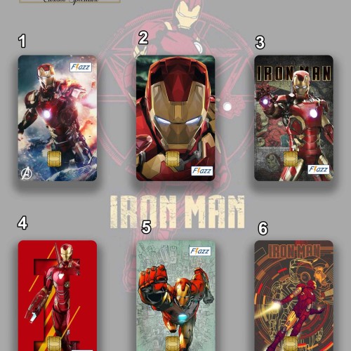 Foto Produk kartu bca flazz ironman marvel custom kartu tol / toll / emoney etoll - BCA FLAZZ dari momoca