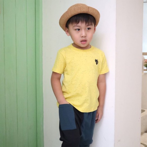 Foto Produk Kaos Polos Anak - Anak Kuning | L053 Galaxy Basic Tee by Little Jergio - Small dari Little Jergio