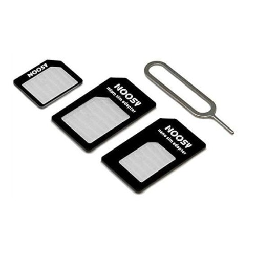 Foto Produk NOOSY 3 in 1 Nano SIM Adapter with SIM Card Tray Holder dari Lapizerio
