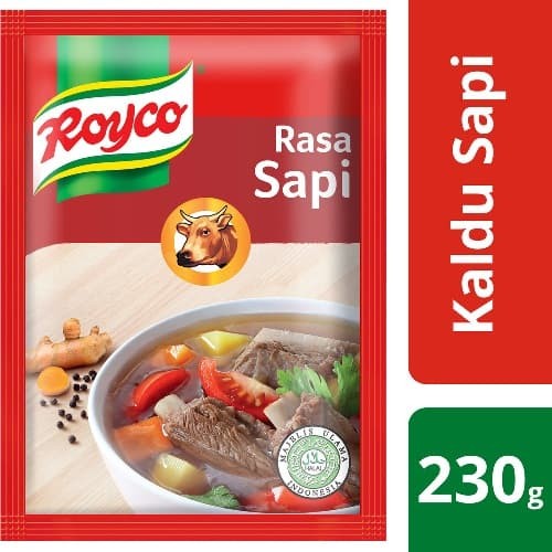 Foto Produk Royco Bumbu Penyedap Makanan Rasa Kaldu Sapi 230G dari Unilever Official Store