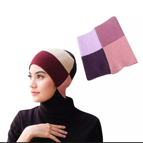 Foto Produk Bandana / Ciput rajut 4 warna dari anugrah gemstone
