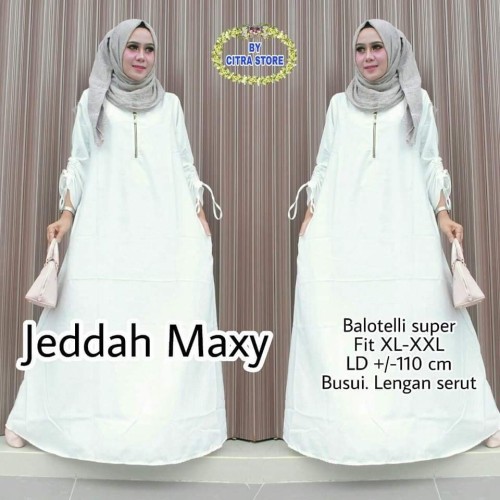 Foto Produk Gamis balotely saku fungsi lengan serut busui friendly all size fit to dari Winnie Collection
