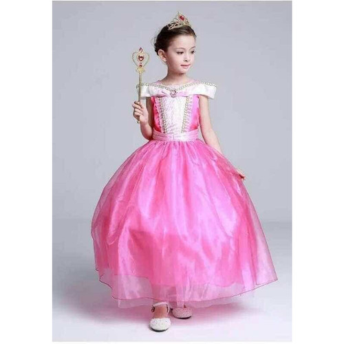 Jual Baju pesta Anak gaun Princess disney Aurora Pink ...