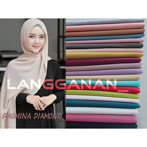 Jual Pashmina Sabyan Diamond Kerudung  Jilbab Pasmina 